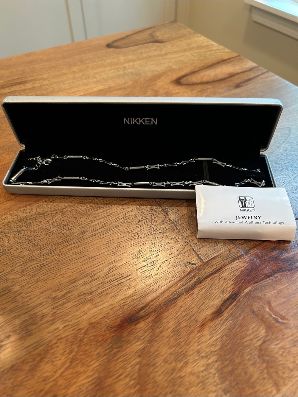 Vtg NIKKEN Kenko Magnetic Therapy Necklace